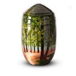 Glasfiber Urn 'Bos'