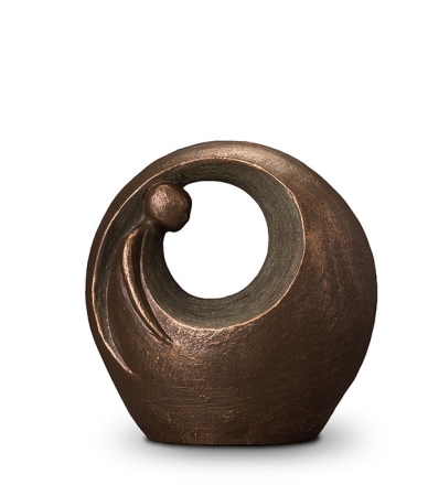 Keramische Urn brons 'Boog'