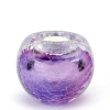 tealight purple krakkele