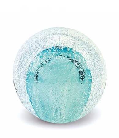 Urn glas sterrenstof - Tiffany blue