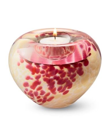 Urn met waxinelicht Rose-Beige