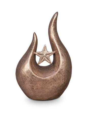 Keramische kunst urn Fuego Ster