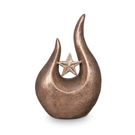 Keramische kunst urn Fuego Ster