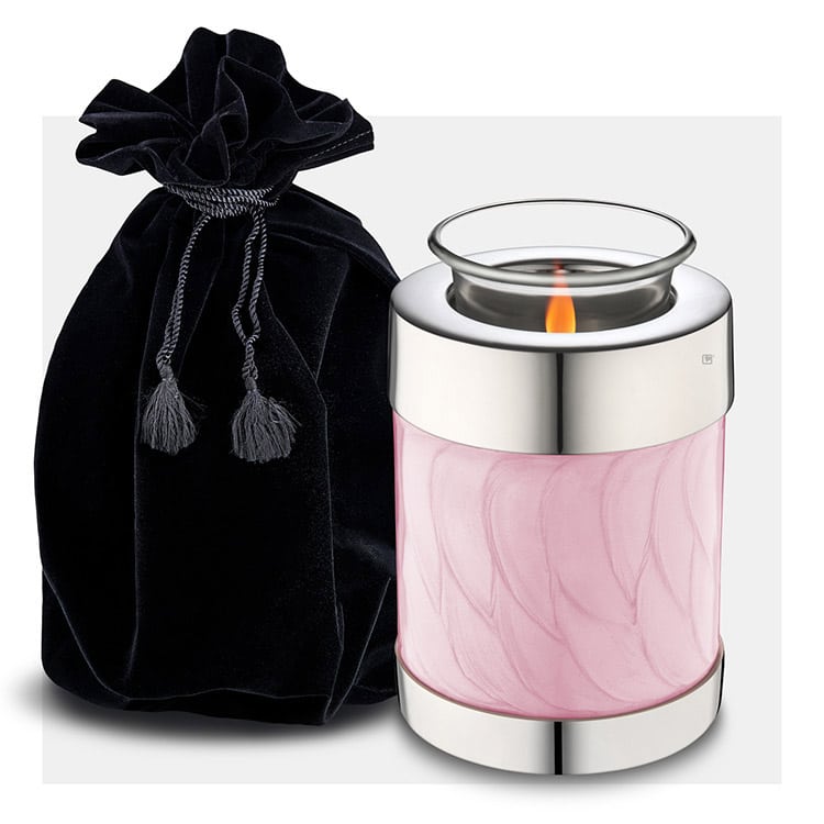 Urn-met-waxinelicht-Rose-T667-Urnenonline.nl_.jpg-2 kopie urn roze waxinelicht