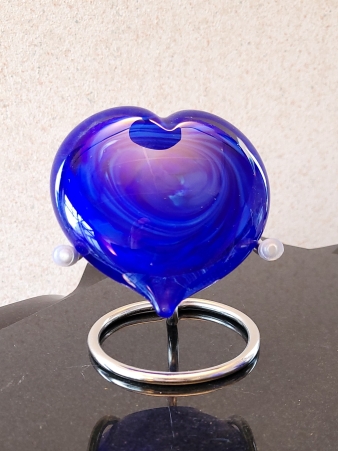 Urne hart Blue medium