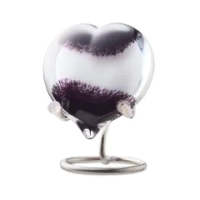 u36phoblw_1 mini urn - black white opaque