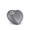 Dierenurnpoot - Swarovski grijs