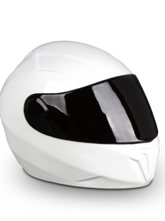 Urn Motorhelm Wit