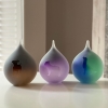 D-F-U31_Bubbles_FROSTED_diverse kleuren Dieren urn - met gegraveerde ( Huisdier) maat Large