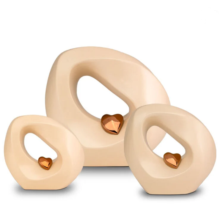 Keramische Urn - Creme