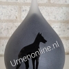 Urn huisdier silhouet