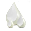 fpu-105-metaal-urn-teardrop Urn traan Ivoor/wit