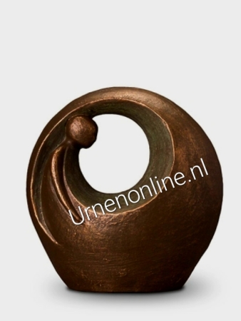 Keramische Urn brons 'Boog'