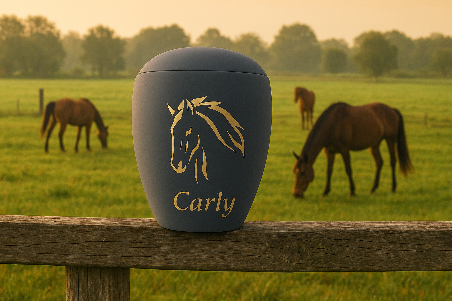 Paarden urn