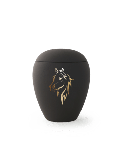 Paarden urn - Antraciet 500 P1