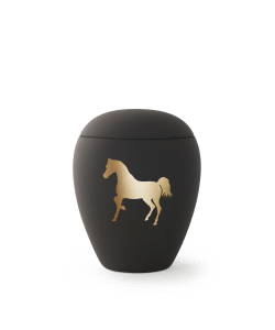 Paarden urn - Antraciet 500 P4