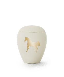 Paarden urn - Creme 800 P4