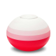 Biologische urn roze rood wit
