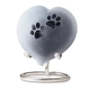 f-u36phblm-poo_frosted-pebble_heart_black_white_melange_pootjes_h01bz Urn hond - Frosted pebble heart black-white melange pootjespootjes