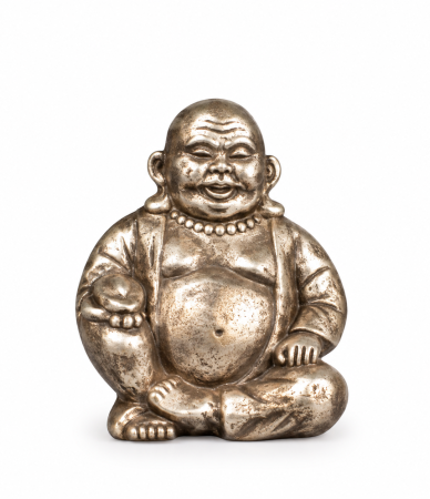 Keramische kunst urn keepsake- Zilver klein