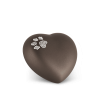 58-500-6088-632c4df6ecaf9 Urne hart - Swarovski hondepoot Donker bruin