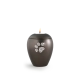 Dierenurn met Swarovski dierenpoot en waxinelichthouder – Chocoladebruin