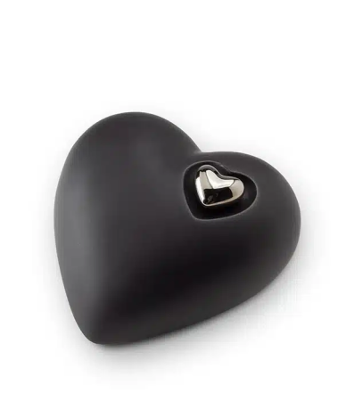 zwart hart urn