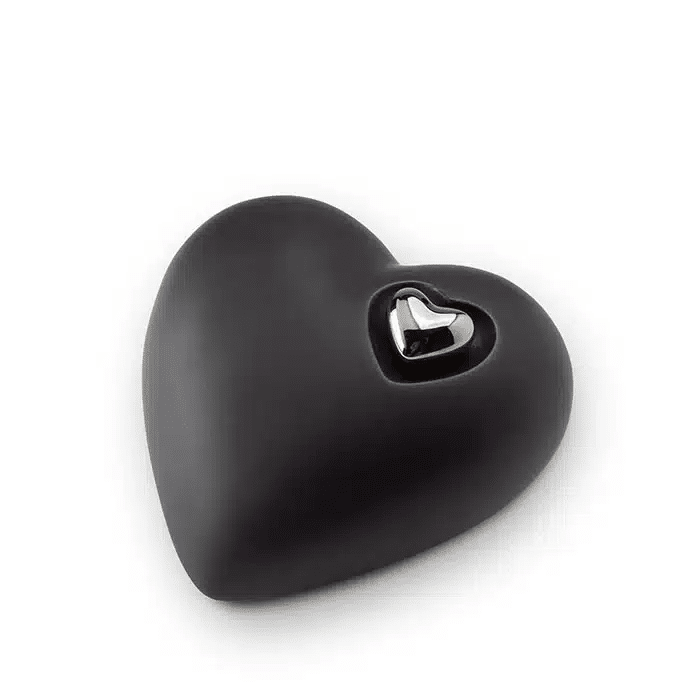zwart hart urn