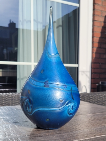 Glas Urn - Diep Blauw 2.6 liter