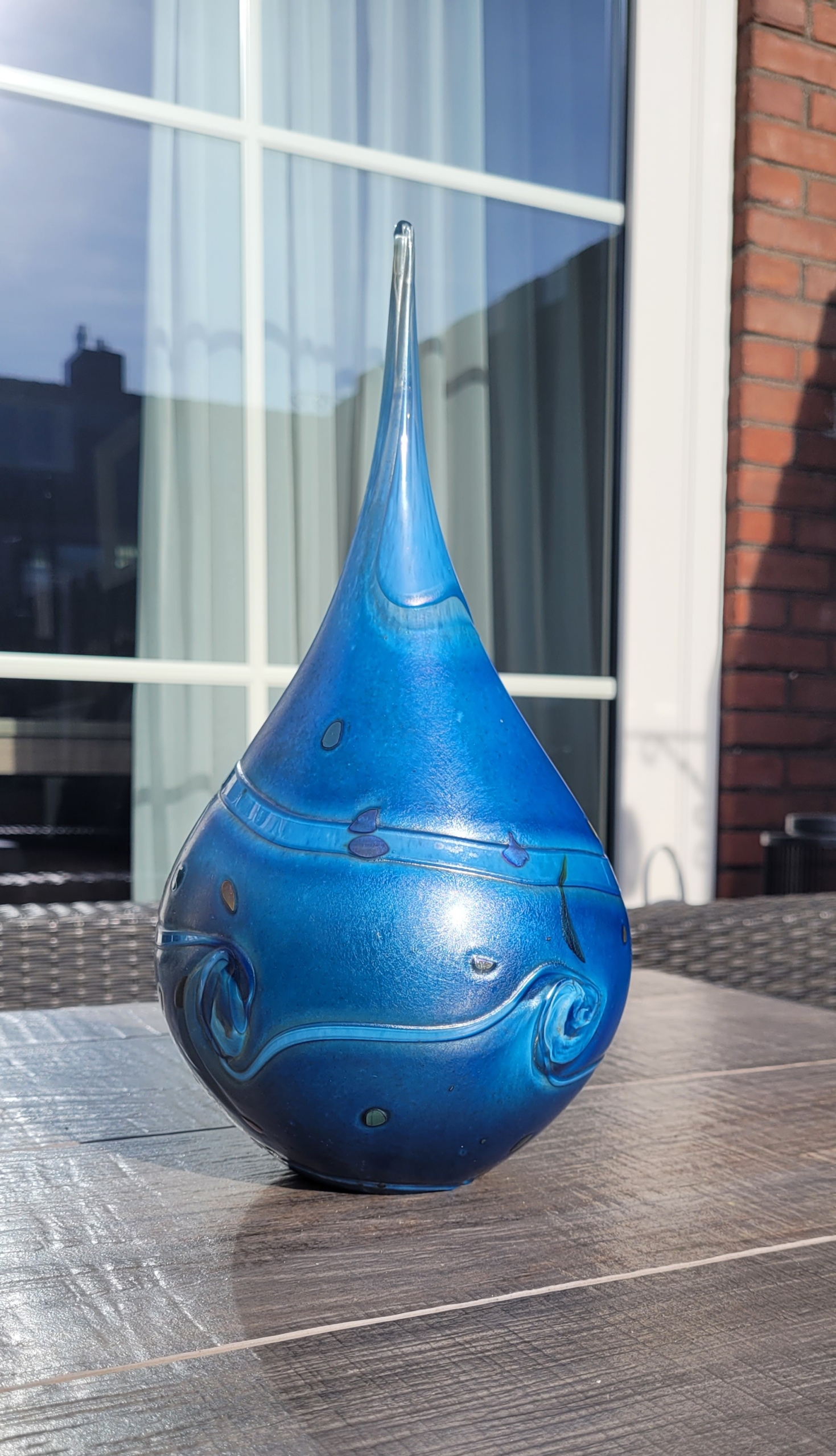 Glas Urn - Diep Blauw 2.6 liter