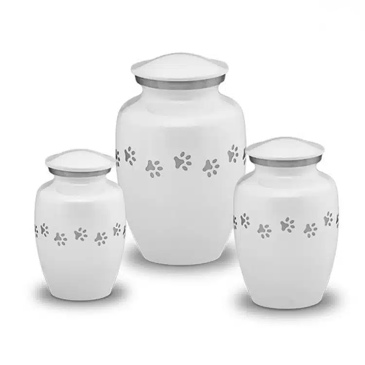 hu-185-l-metaal-dierenurn-groot-1 kopie metaal dierenurn wit pootjes