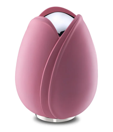urn tulp messing roze