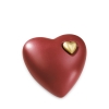 ue-herz-01 Keramische Urn "Hart" Rood - 5 LITER