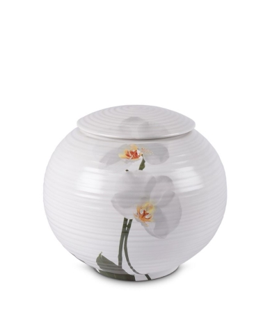 Urn Witte bloem - 4 liter