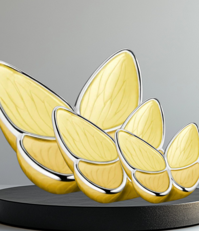 Urn vlinder Geel ( 3 formaten)