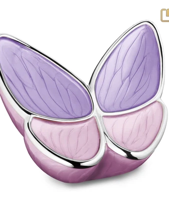 Urn vlinder roze/paars ( 2 formaten)
