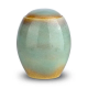 keramische urn groen