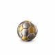 Mini urn - Voetbal Goudkleur met zilverkleur