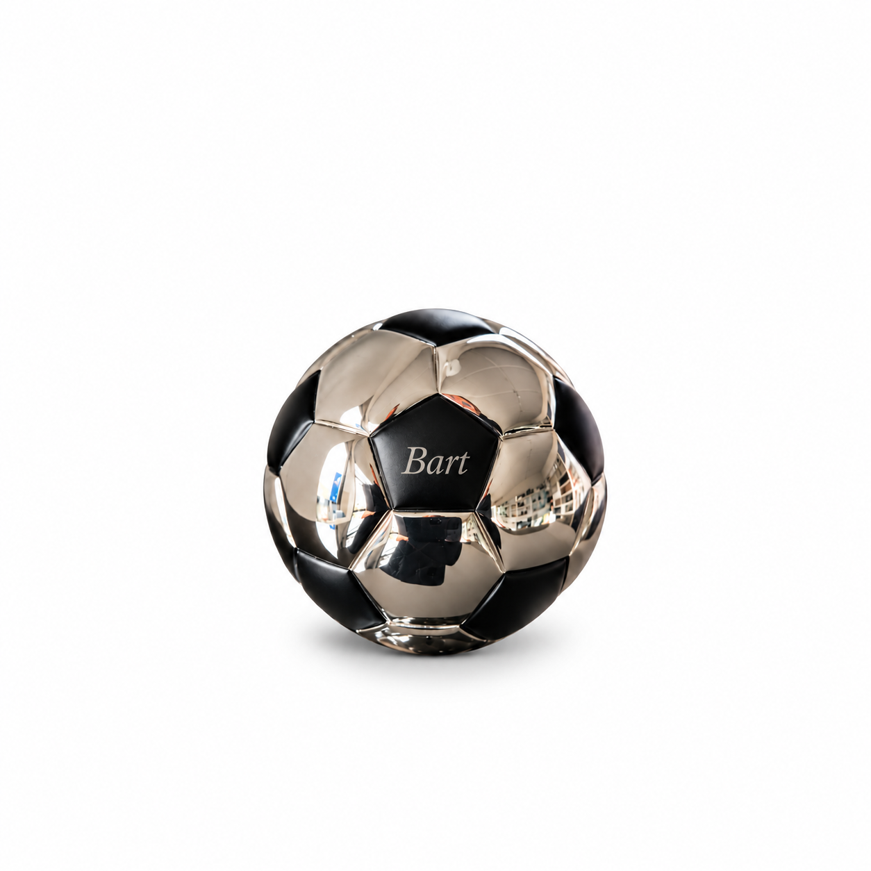 Mini urn voetbal- glanzend