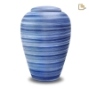 Bio urn blauw - urnenonline Biologische afbreekbare urn Blauw ( 4 liter)