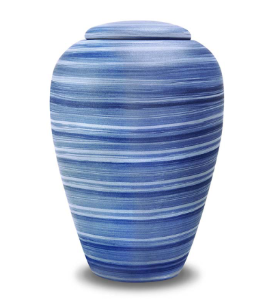 Bio urn blauw