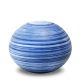 biologische urn blauw