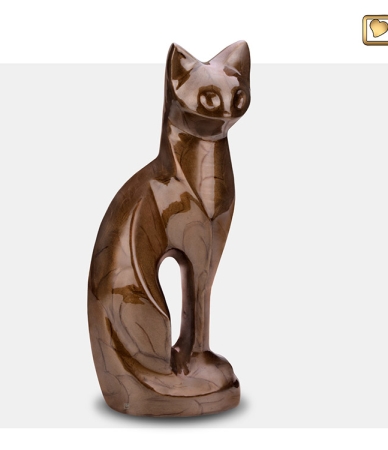Urn kat - Bruin