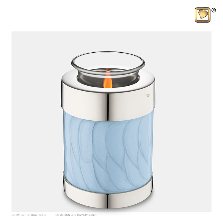 Urn waxinelicht Blauw