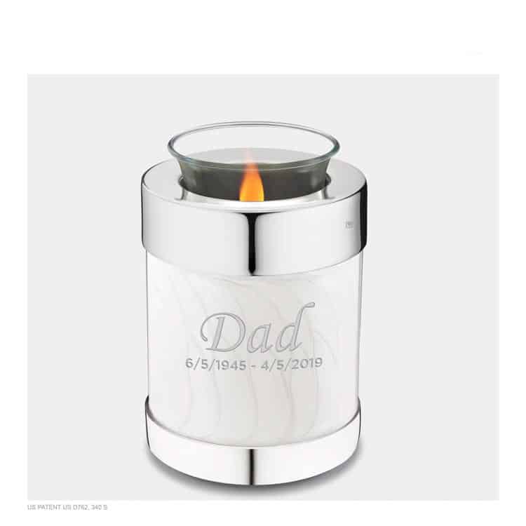 Urn waxine wit