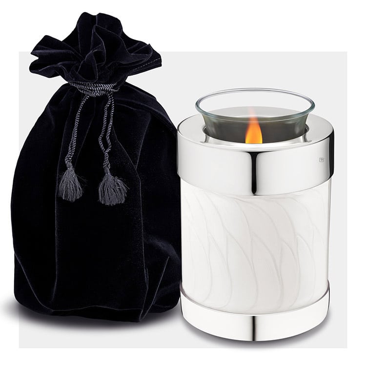 Urn waxine wit
