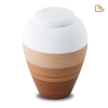 bio urn Ba120 urnenonline.nl Biologische urn Beige - Bruin ( 4 liter)