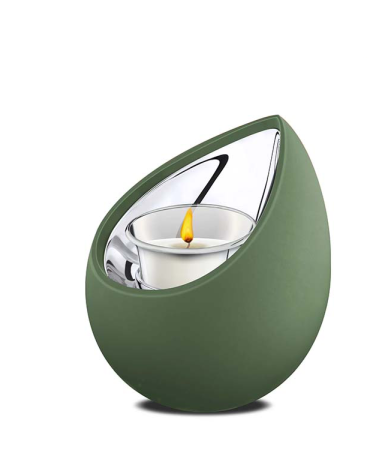 Urn waxinelicht traan Groen