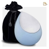 Drop urn licht blauw - Urnenonline.nl 5