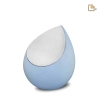 Drop urn licht blauw - Urnenonline.nl Urn Druppel Licht blauw (0.85l)